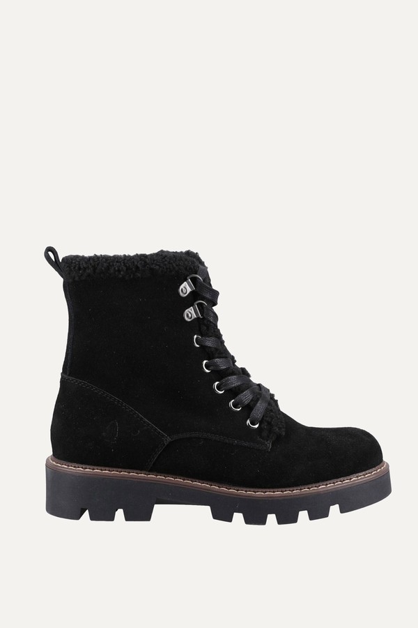 Aurelia Suede Lace-Up Boots from Hush Puppies