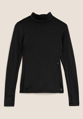Thermal Textured Funnel Neck Running Top from Marks & Spencer