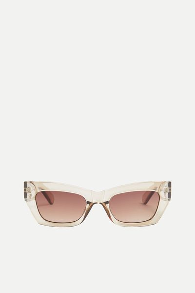 Angular Cat Eye Sunglasses