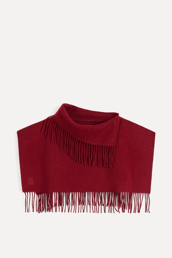 Turtla Wool Fringe Bib from By Malene Birger