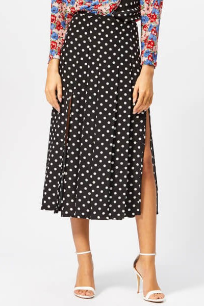 Georgia Pearl Spot Skirt from Rixo