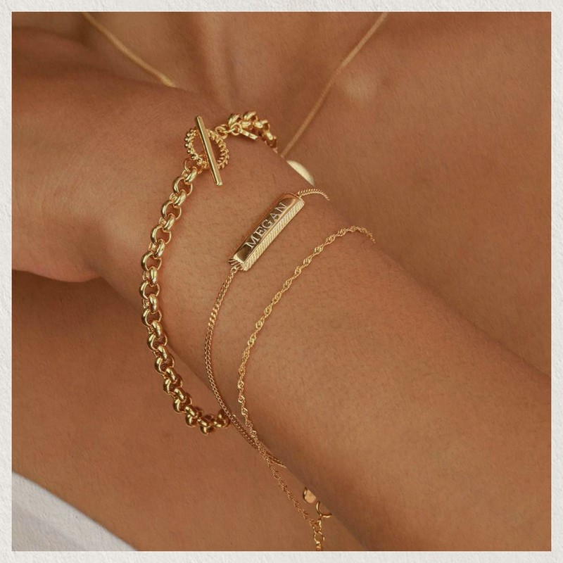 Etched ID Bracelet