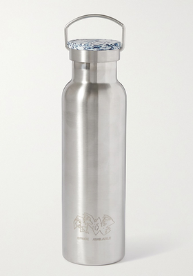 Steel &  Marble-Effect Recycled Plastic Water Bottle from Space Available 