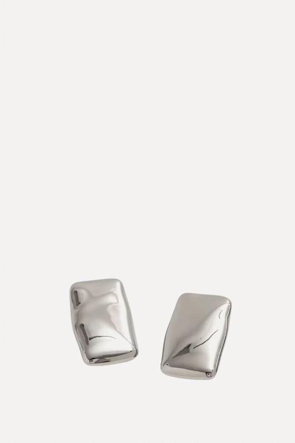 Annie Apple Joelle Oversized Rectangle Studs from Wolf & Badger