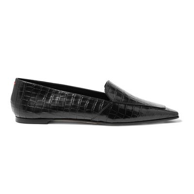 Aurora Croc-Effect Loafers from Aeyde