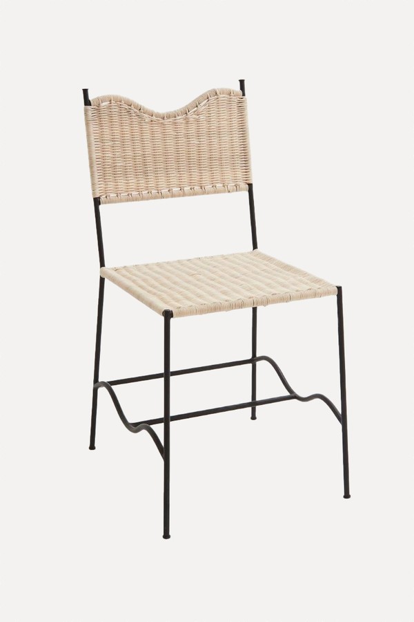 Metal & Rattan Dining Chair from H&M