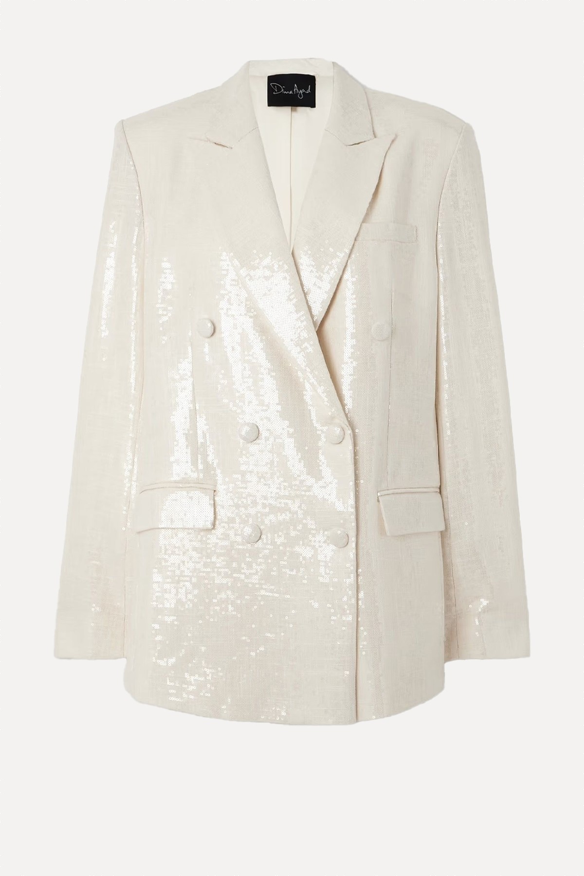 Double-Breasted Sequined Gauze Blazer from DIMA AYAD