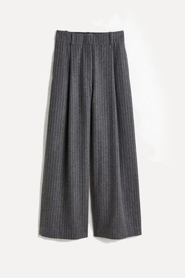 Tailored Wool Blend Trousers from H&M