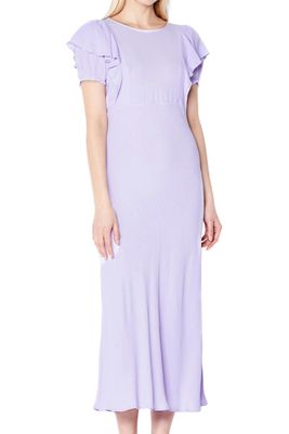 Clemmy Crepe Dress In Lilac from Ghost