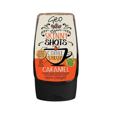 Skinny Shots Caramel Coffee Syrup from Geo Organics