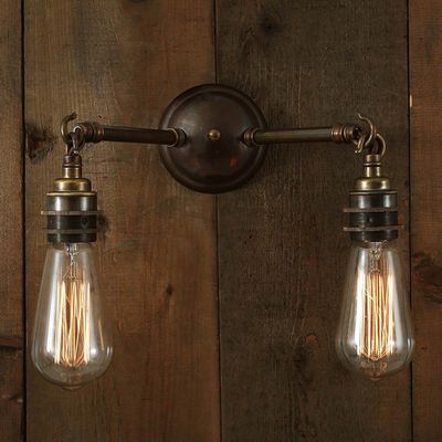 Original Double Wall Light from Tinsmiths