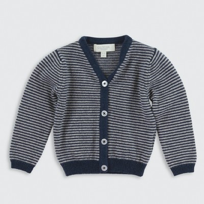 Mini Stripe Cashmere Cardigan from Olivier