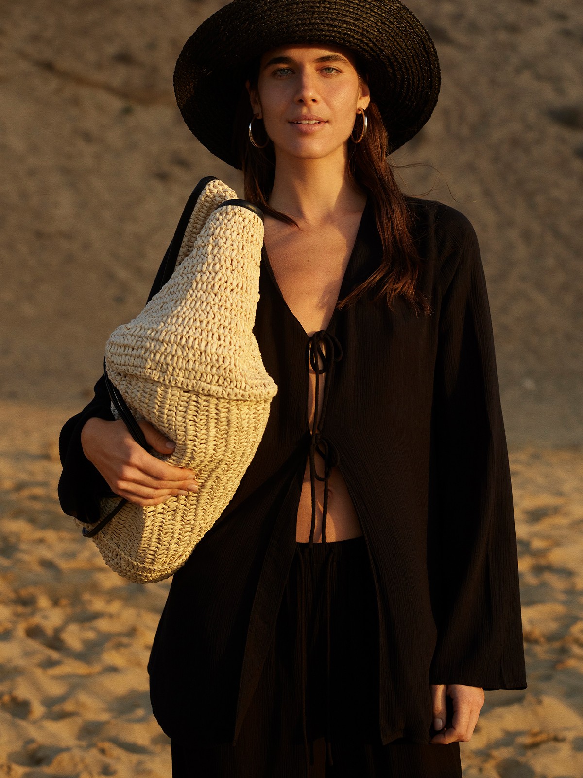 Beach Tie Front Top