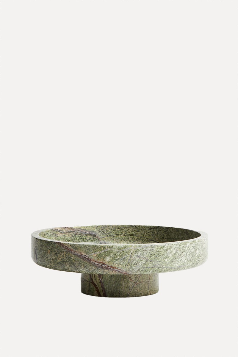 Footed Marble Serving Bowl from H&M 