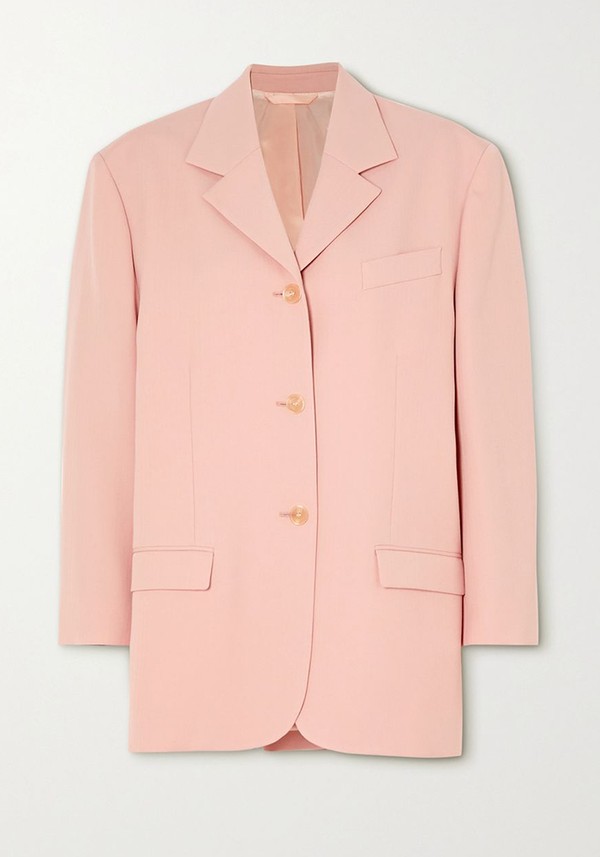 Oversized Grain De Poudre Blazer from Acne Studios