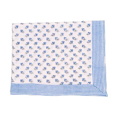 Blue Ditsy Tablecloth from Sarah K