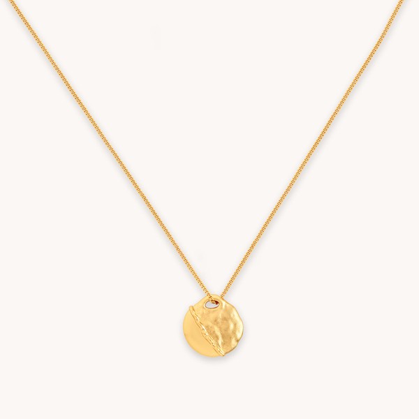 Molten Coin Pendant