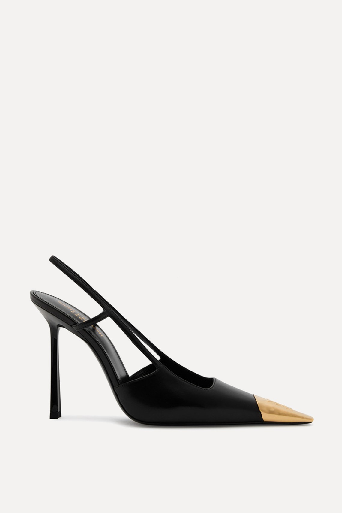 Jeanne 110 Leather Slingback Pumps from Saint Laurent