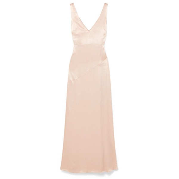 The Wangari Hammered Satin Maxi Dress from Les Héroïnes