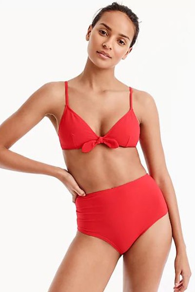 High Waisted Bikini Bottoms & Top from J.Crew