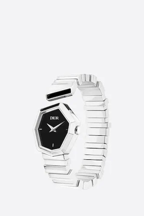 Steel and Black Mother-Of-Pearl Gem Dior from Dior