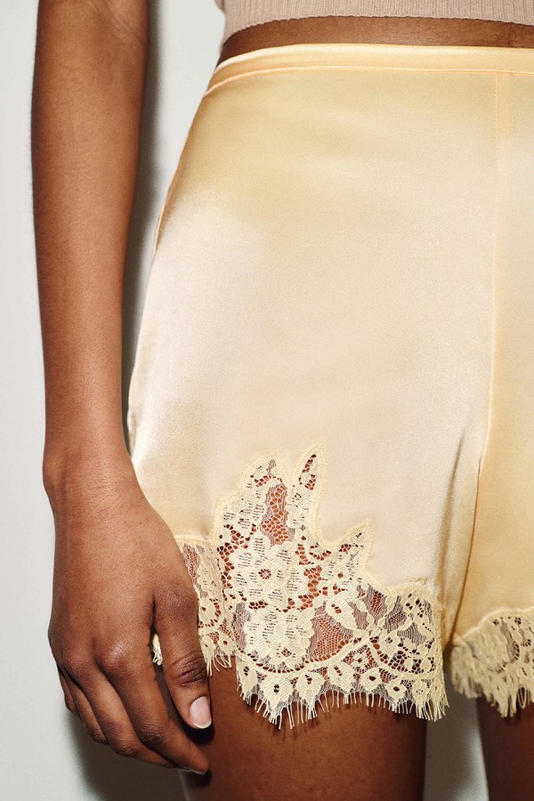 Fern Satin Shorts from Reformation