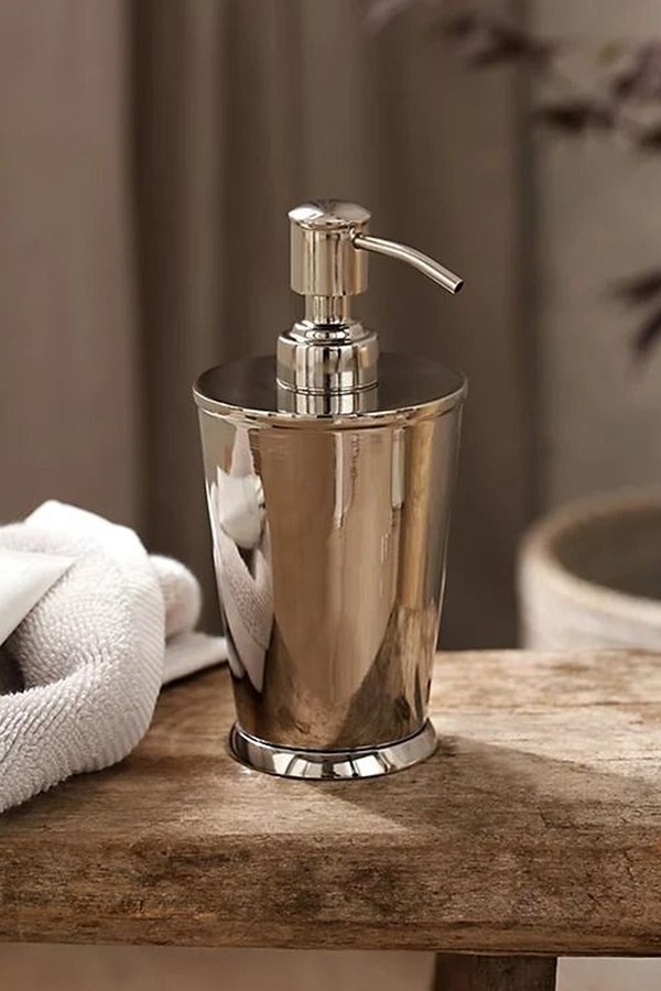 Nickel Soap Dispenser from The White Company