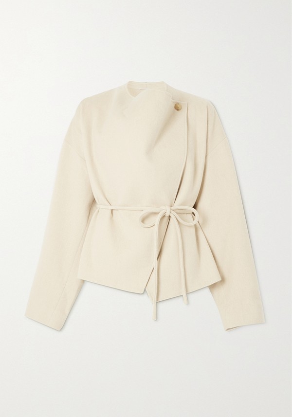 Belted Wool-Blend Jacket from Le 17 Septembre