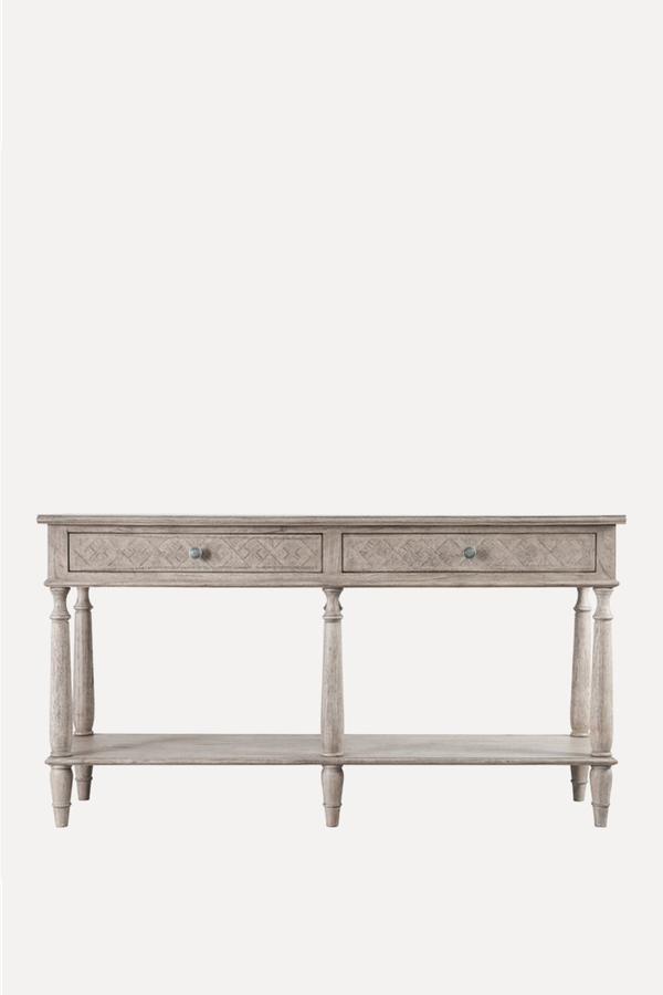 Mustique 2 Drawer Console Table from Gallery Interiors