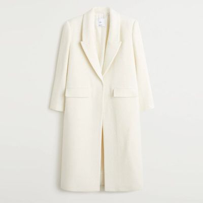 Structured Wool Coat from Mango