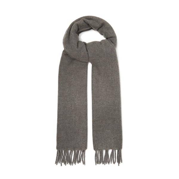 Herringbone Cashmere Scarf from Raey