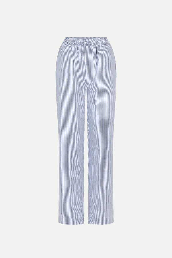 Striped Cotton Wide-Leg Trousers from WAT The Brand