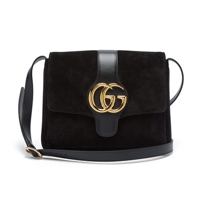 GG Arli Suede And Leather Cross-Body Bag from Gucci