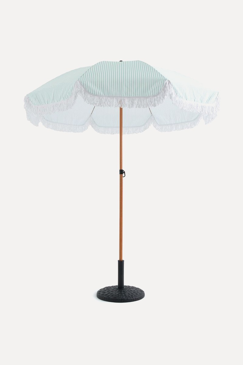 Britiz Striped Fringed Parasol from La Redoute