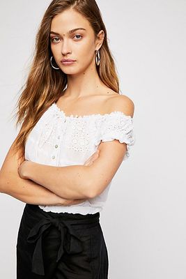 Eyelet You A Lot Top from Free People