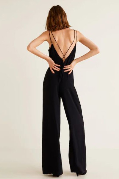 Long Palazzo Strap Jumpsuit