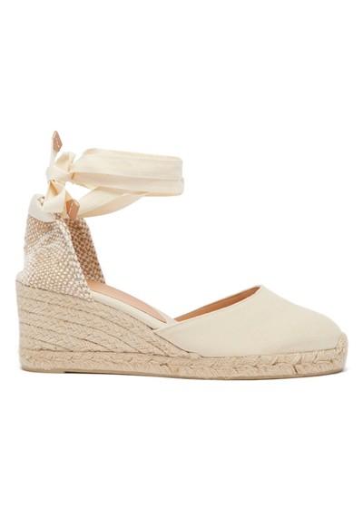 Carina 60 Canvas & Jute Wedge Espadrilles from Castañer