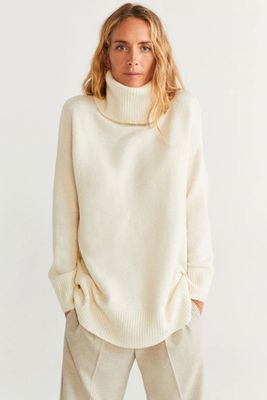 Oversize Knit Sweater from Mango