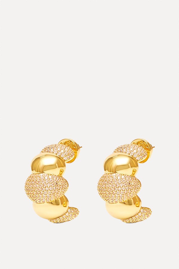 Croissant XL Hoops from Talis Chains