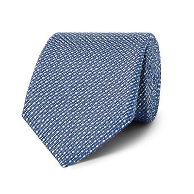 8cm Woven Silk & Linen Tie from Etro