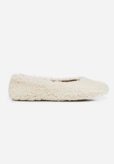 Nina Faux Fur Sandal from Flattered