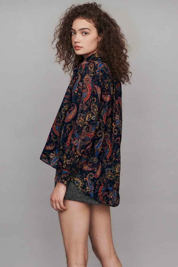 Printed Cotton Shirt from Maje