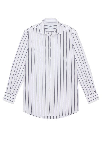 The Boyfriend Striped Shirt from With Nothing Underneath