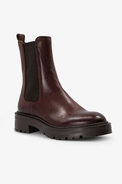 Picture Biker-Inspired Leather Chelsea Boots from Dune