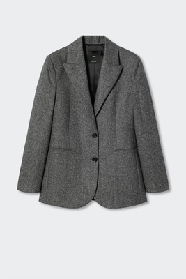 Wool Suit Blazer from Mango