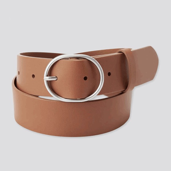 Leather Oval Belt from Uniqlo