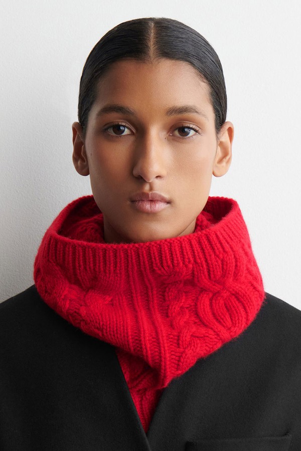 Cable-Knit Wool-Cashmere Snood from COS