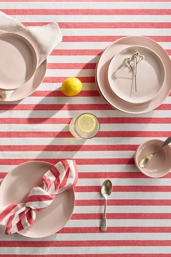 Striped Tablecloth, £60 | The Newt