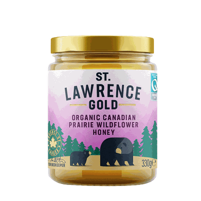 Gold Organic Prairie Wild Flower Honey from St Lawrence