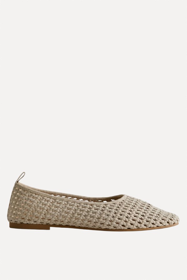 The Edit Woven Ballet Pumps from Primark